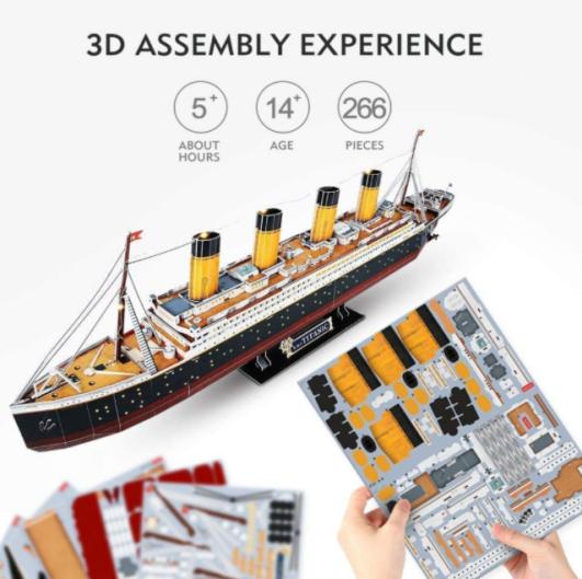 Детален дизајн хартија сложувалка DIY Стадион 3D мозаик модел