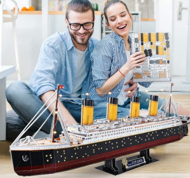 Семејна интерактивна хартиена сложувалка 3D играчки за загатки на стадионот DIY